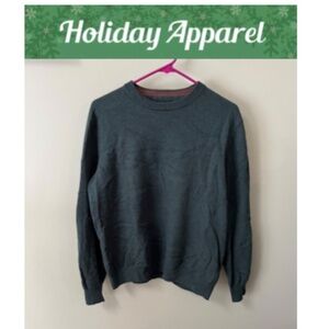 NWOT Christian LaCroix 100% Merino Wool Crew Neck Sweater/Forest Green/Size XXL